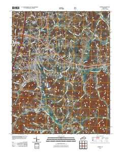 Corbin 2010 topographic map thumbnail
