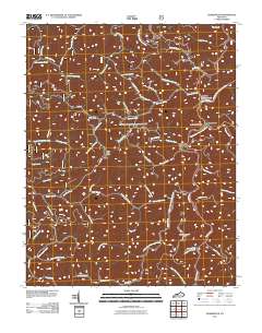 Hoskinston 2011 topographic map thumbnail