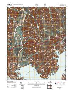 Grand Rivers 2011 topographic map thumbnail
