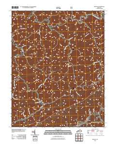 Roxana 2010 topographic map thumbnail
