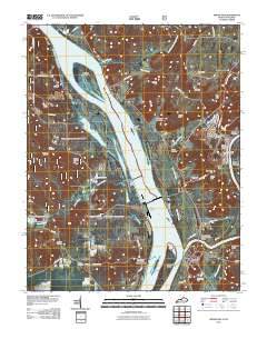 Smithland 2011 topographic map thumbnail