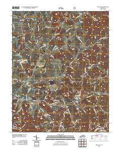 Shopville 2010 topographic map thumbnail