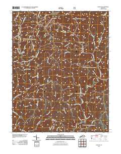 Sandgap 2010 topographic map thumbnail