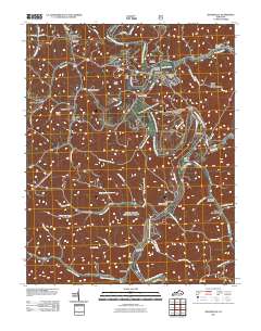 Booneville 2011 topographic map thumbnail