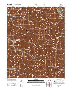 Cowcreek 2011 topographic map thumbnail