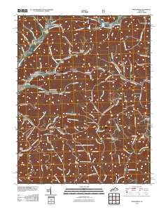 Frenchburg 2011 topographic map thumbnail