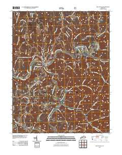 Beattyville 2011 topographic map thumbnail