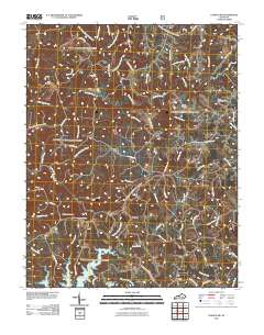 London SW 2010 topographic map thumbnail