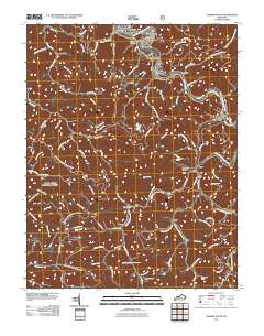 Hazard South 2011 topographic map thumbnail