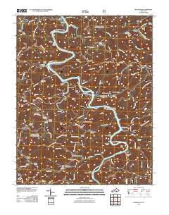 Nevelsville 2010 topographic map thumbnail