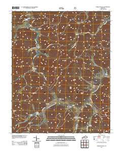 Parmleysville 2011 topographic map thumbnail