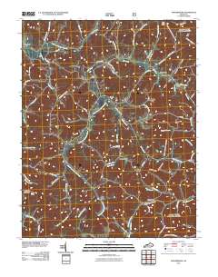 Portersburg 2011 topographic map thumbnail