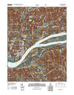 Rosiclare 2011 topographic map thumbnail