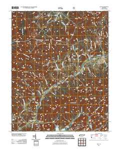Doe 2011 topographic map thumbnail
