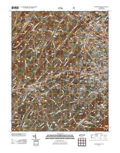 Jonesborough 2011 topographic map thumbnail