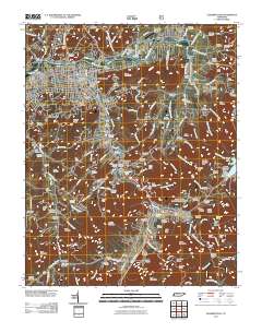 Elizabethton 2011 topographic map thumbnail