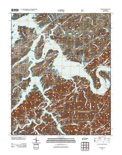 Vonore 2011 topographic map thumbnail