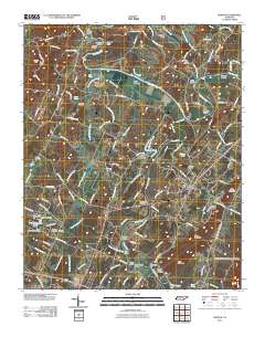 Benton 2011 topographic map thumbnail