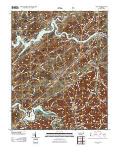 Bluff City 2011 topographic map thumbnail