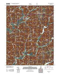 Bristow 2010 topographic map thumbnail