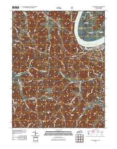 Cloverport 2011 topographic map thumbnail