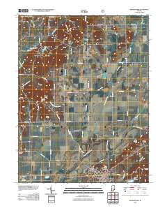 Brownstown 2010 topographic map thumbnail