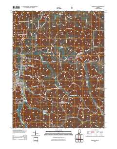French Lick 2011 topographic map thumbnail