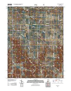Livonia 2010 topographic map thumbnail