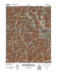 Hardinsburg 2011 topographic map thumbnail