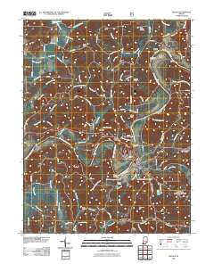 Shoals 2010 topographic map thumbnail