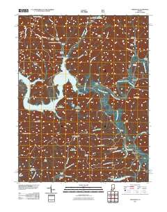 Elkinsville 2011 topographic map thumbnail