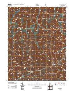 Hillham 2010 topographic map thumbnail