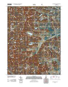 Waymansville 2011 topographic map thumbnail