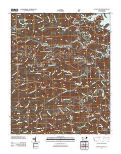 Santeetlah Creek 2011 topographic map thumbnail