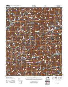 Wayah Bald 2011 topographic map thumbnail