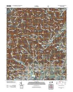 Pisgah Forest 2011 topographic map thumbnail
