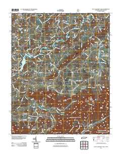 Davy Crockett Lake 2011 topographic map thumbnail
