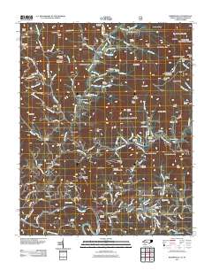 Bakersville 2011 topographic map thumbnail