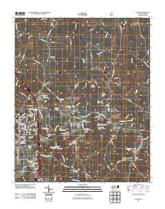 Candor 2011 topographic map thumbnail