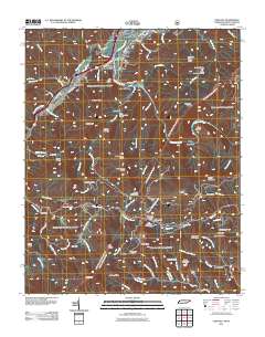Chestoa 2011 topographic map thumbnail
