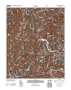 Cove Creek Gap 2011 topographic map thumbnail