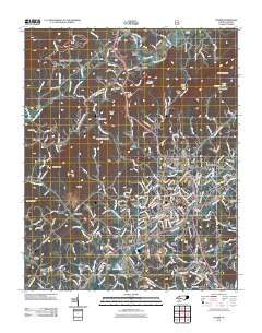 Lenoir 2011 topographic map thumbnail
