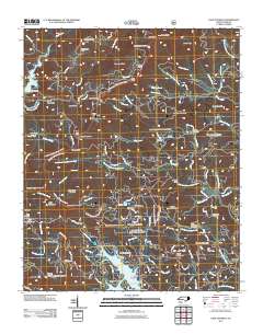 Lake Toxaway 2011 topographic map thumbnail