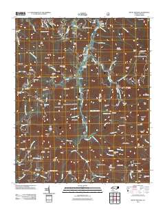 Mount Mitchell 2011 topographic map thumbnail