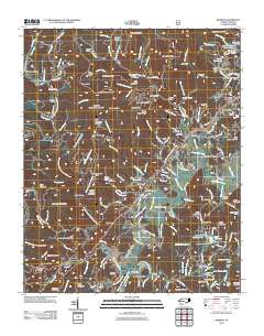 Rosman 2011 topographic map thumbnail