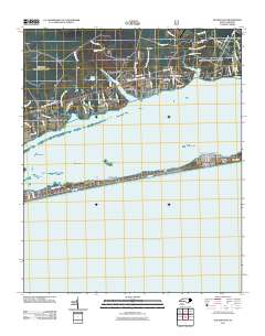Salter Path 2011 topographic map thumbnail