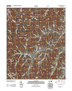 Sandymush 2011 topographic map thumbnail
