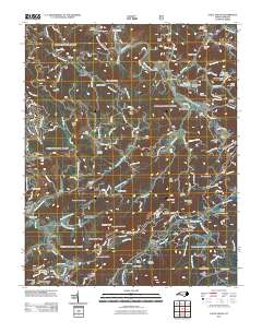 Valle Crucis 2011 topographic map thumbnail