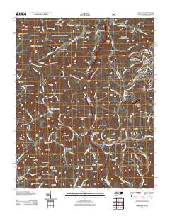 Sams Gap 2011 topographic map thumbnail