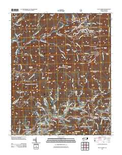 Sylva North 2011 topographic map thumbnail